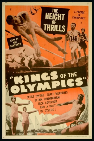 "Kings of the Olympics" film poster, 69x105cm