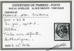 Stamp of France » Emission de Bordeaux 1870, Émission de Bordeaux 4c gris, report 1
