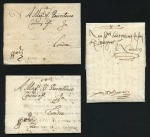 Stamp of Netherlands 1593-1600, Group of three CORSINI entires sent from Middelburg to London