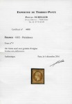 Stamp of France » Présidence de 1852 1852, Présidence 10c bistre neuf * gomme d'origine,