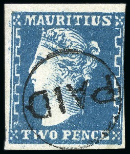Stamp of Mauritius » 1859 Dardenne Issue (SG 41-44) 1859 Dardenne 2d. group of 35 used examples, mixed condition