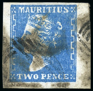 Stamp of Mauritius » 1859 Dardenne Issue (SG 41-44) 1859 Dardenne 2d. group of 12 used examples, mixed condition