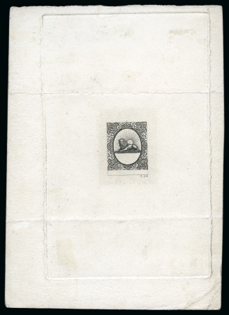 1865 Original Engraved Die proof of the Reister unadopted