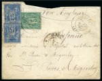 SAINT-PIERRE-ET-MIQUELON, 1878 : lettre avec affranchissement