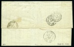 Stamp of France » Type Sage JAPON, 1877 : Lettre de Lyon pour Yokohama redirigée