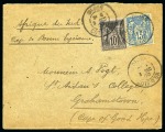 Stamp of France » Type Sage COLONIE DU CAP, 1900 : Lettre de Dijon pour Grahamstown,
