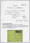Stamp of France » Type Sage AUSTRALIE, 1894 : Enveloppe entier postal Type Sage 15c bleu