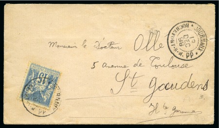 1899, Enveloppe de Rochefort-sur-Mer pour Saint-Gaudens