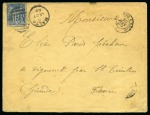 1896, Lettre pour Vignonet (Gironde) postée depuis Malte