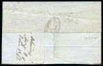 Stamp of France » Empire Lauré 1869, Lettre de Paris à destination de Cuba, affranchissement