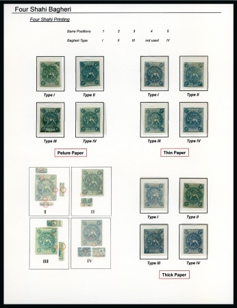 1868-70 4sh. bluish green, unused selection of 12,