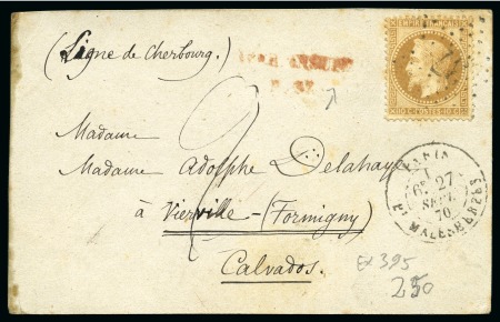 Stamp of France » Guerre de 1870-1871 1870, Ballon monté du 30 septembre 1870 parti