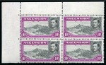1938-53 Collection of mint nh blocks from 1/2d to 10s
