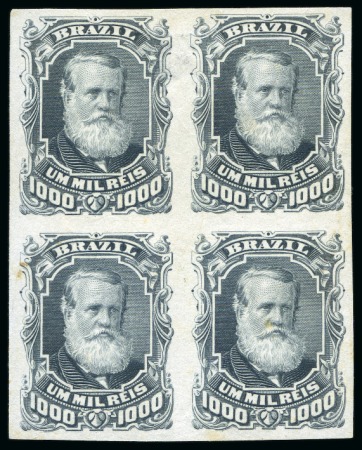 1878, 1,000r grey, A.B.N.Co imperforate plate proof