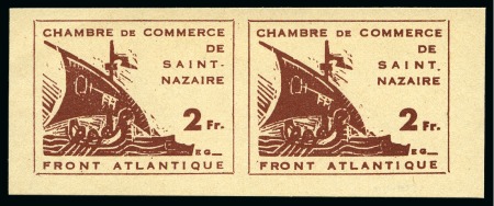 Stamp of France » Guerre 1945, Chambre de Commerce de Saint Nazaire Y&T n°9