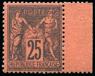 1870-1900, Groupe de timbres Cérès dentelé et Type Sage