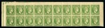 UNIQUE BLOCK OF TWENTY: 5L yellow green, mint BLOCK OF TWENTY