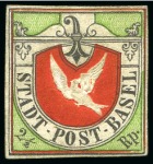 Stamp of Switzerland / Schweiz » Kantonalmarken » Basel Baslertaube