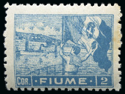 Stamp of Large Lots and Collections Fiume: 1918-1919 Extensive and valuable collection neatly mounted and presented in Lindner album on 51 album pages, plus a vast array of stamps on stockcards and old auction lots cards