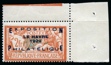 1929, Exposition philatélique Le Havre 1929 Y&T n°257A