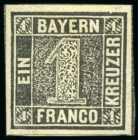 Stamp of Large Lots and Collections German States - Bavaria: 1849-1820 Clean attractive