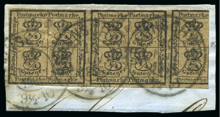 Stamp of Large Lots and Collections German States: 1851-1864 Clean attractive mint and used collection neatly housed in blue Lighthouse stockbook