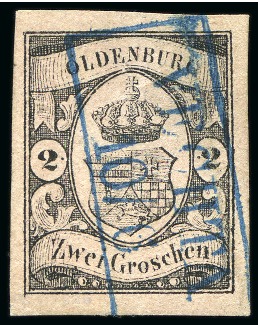 Stamp of Large Lots and Collections German States: 1861-1866 Estate lot in small carton