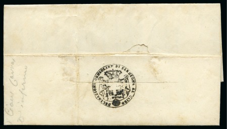 Stamp of Egypt » Consular Mail 1859 Consular Mail: Envelope sent via the Posta Europea