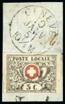 Stamp of Switzerland / Schweiz » "Waadt", "Neuenburg", "Winterthur" Waadt 5
