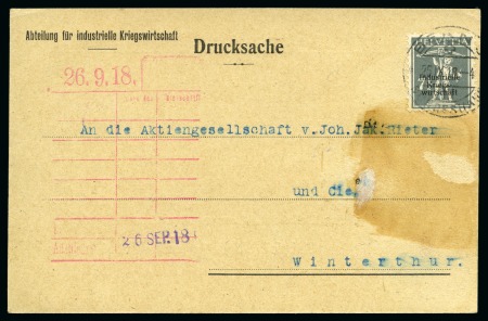 Stamp of Switzerland / Schweiz » Industrielle Kriegswirtschaft IKW