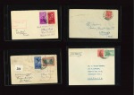 1953 Everest Expedition: Group of 6 covers from members of the Expedition and one incoming