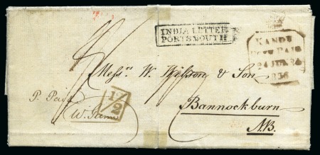 Stamp of Large Lots and Collections Ceylon: 1836-1910, Exhibition collection attractive 3-colour 1860 franking to England (ex Hackmey)