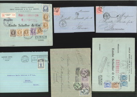 Stamp of Large Lots and Collections Belgium 1870-1946 cover lot
