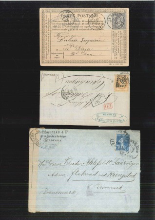 Stamp of France » Collections 1749-1865, Lot de +25 lettres avec marques postales diverses