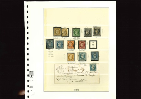 Stamp of France » Collections 1849-1852, Cérès et Présidence : Ensemble de timbres