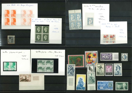 Stamp of France » Collections 1880-1985, Petit lot de variétés très intéressantes comme