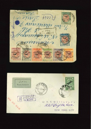Lot 10505 - 1923-1950s, Accumulation of about 230+- airmail covers ...