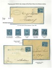 Stamp of France » Type Sage 1880-1881, Spécialisation de cachets d'essais Paris
