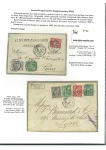 Stamp of France » Type Sage 1876-1899, Ensemble de 7 pages d'exposition avec 15