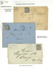 Stamp of France » Type Sage 1876-1898, Ensemble de 5 pages d'exposition avec 11