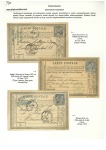 Stamp of France » Type Sage 1876-1901, Ensemble de 7 pages d'exposition avec 20