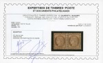 Stamp of France » Emission Cérès 1871-72 Cérès ERREUR 15c au lieu de 10c brun sur rose tenant