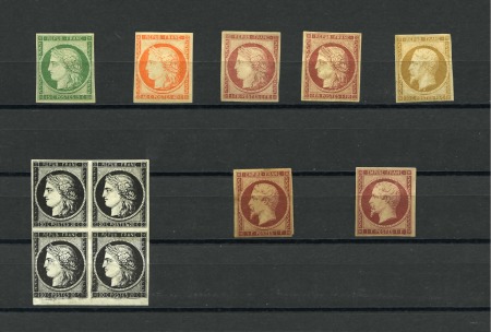 Stamp of France » Collections 1849-1913, Ensemble de Cérès, Présidence et Empire