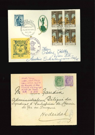 Stamp of Large Lots and Collections All World: 1868-1938 Attractive and varied range of