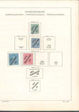 Stamp of Large Lots and Collections Czechoslovakia: 1919-1960 Estate lot in carton with an attractive groups of collections, balance collections and small specialised ranges
