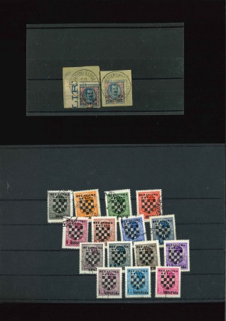 Stamp of Large Lots and Collections All World: 1850-1940 Estate lot in small carton with