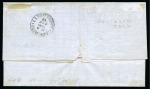 1871 (14.10). Folded entire letter from Scio to Constantinople, franked by 2nd Issue 1 piastre red