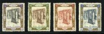 1915 Coronation 1T, 2T, 3T & 5T all showing variety "printed both sides, one side inverted"