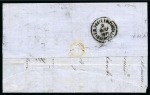 1871 (31.5) Large part letter from Alexandretta to Beirut, franked 2nd Issue 1 piastre