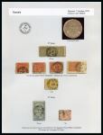 1872-74 Third Issue and Fourth Issue: A fine array of ten adhesives all showing KASSALA cancels